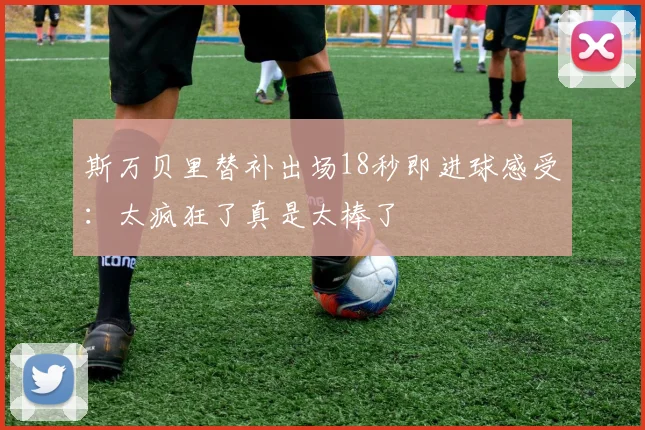 斯万贝里替补出场18秒即进球感受：太疯狂了真是太棒了