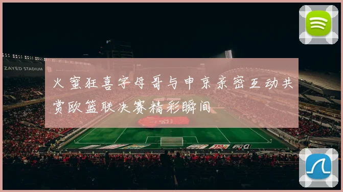 火蜜狂喜字母哥与申京亲密互动共赏欧篮联决赛精彩瞬间