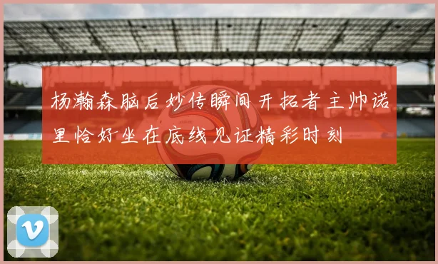 杨瀚森脑后妙传瞬间开拓者主帅诺里恰好坐在底线见证精彩时刻