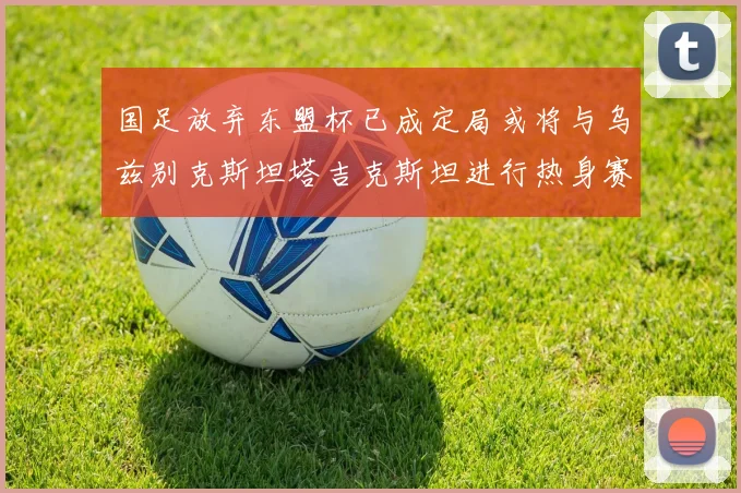 国足放弃东盟杯已成定局或将与乌兹别克斯坦塔吉克斯坦进行热身赛